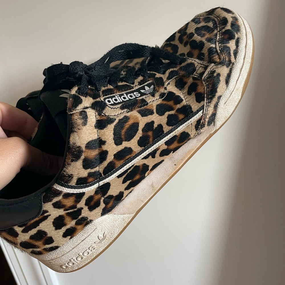 Adidas cheetah print sneakers
